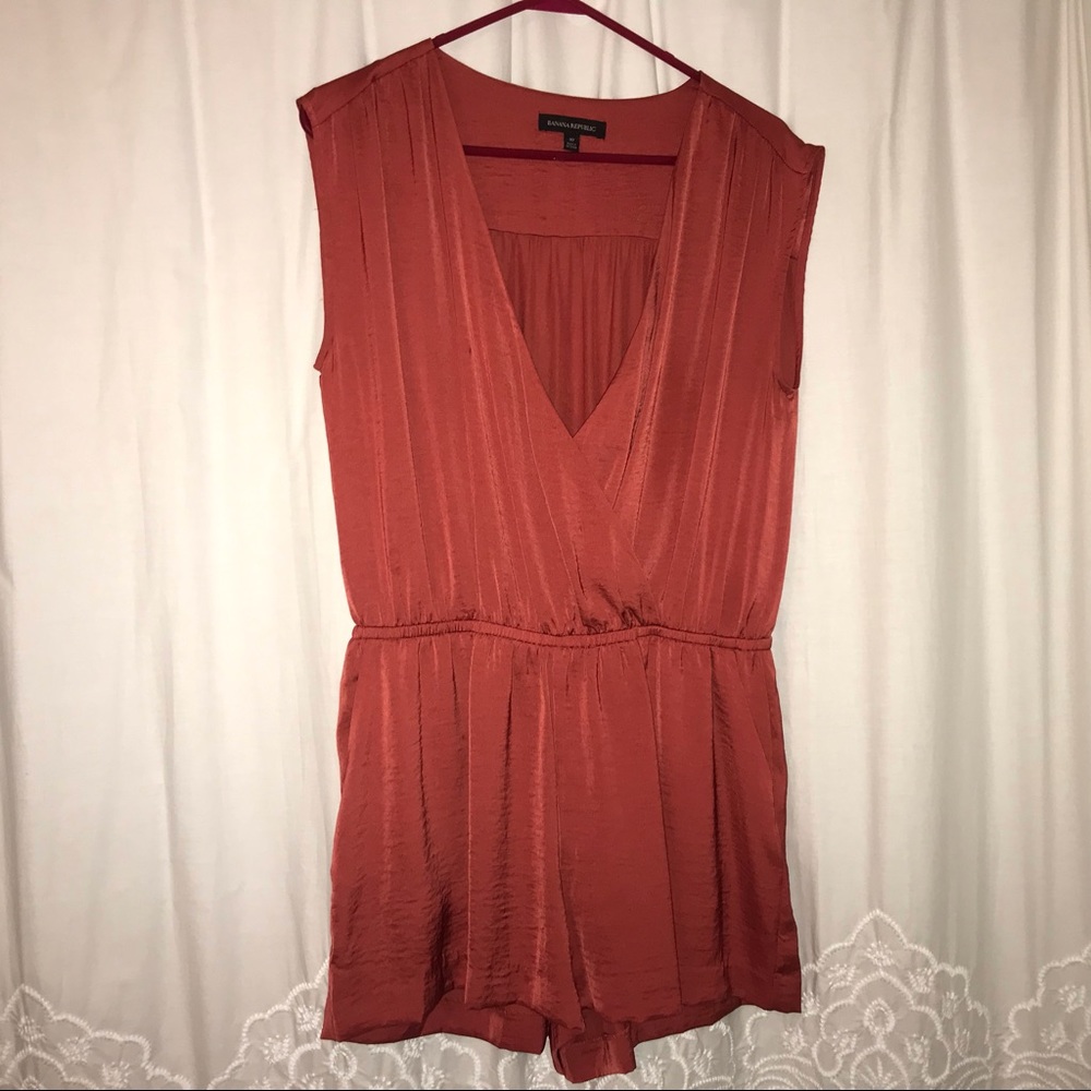 LIKE NEW! Banana Republic Silk Romper Jumpsuit